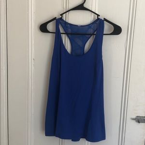 Lululemon Royal Blue Tank with Mesh Back